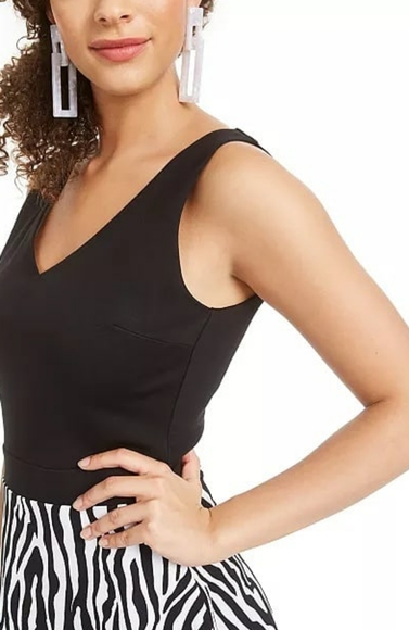 Rosie Harlow Juniors Zebra-Print Skater - Picture 3 of 4